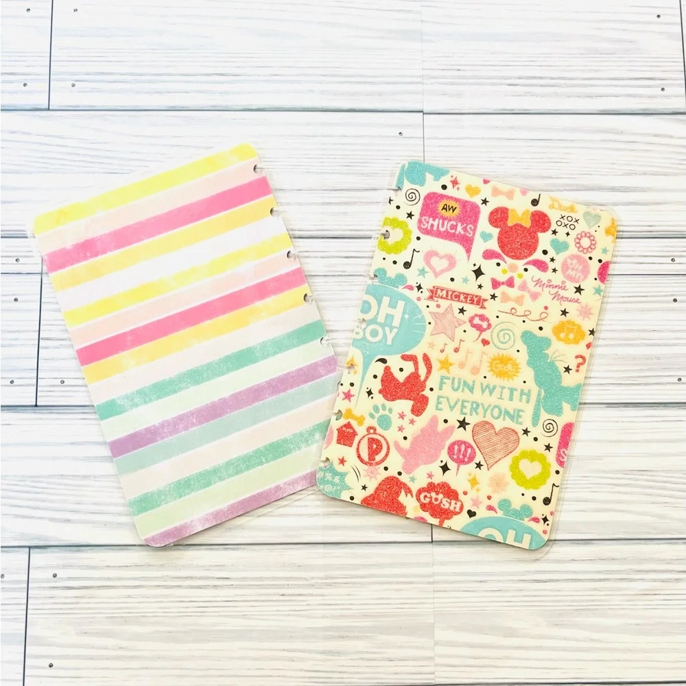 Happy planner mini size set monthly and weekly Layout Disney Mickey and Minnie